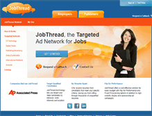 Tablet Screenshot of jobthread.com
